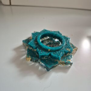 Mandala Porta Velas de Resina